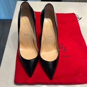 Christian Louboutin Black Patent Heels